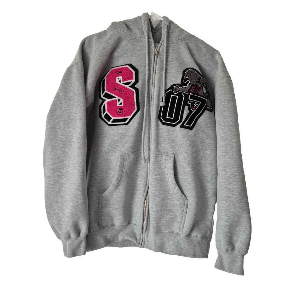 Staple Jacket Mens L Gray 2007 Coll Fighting Pidgeon Hoodie Full Zip Streetwear